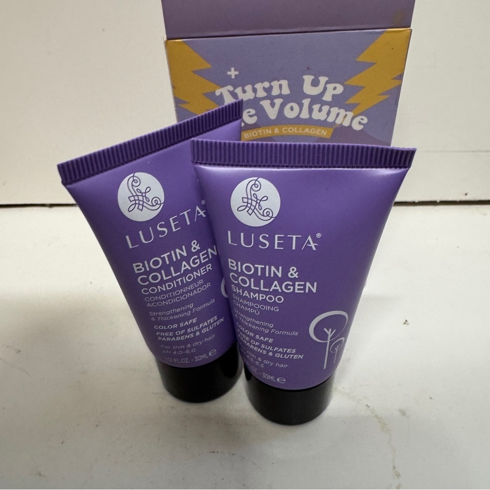Luseta Turn Up The Volume Biotin Shampoo Conditioner Travel Size - Picture 4 of 4